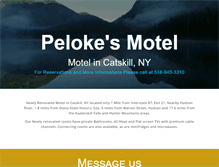 Tablet Screenshot of pelokesmotel.com